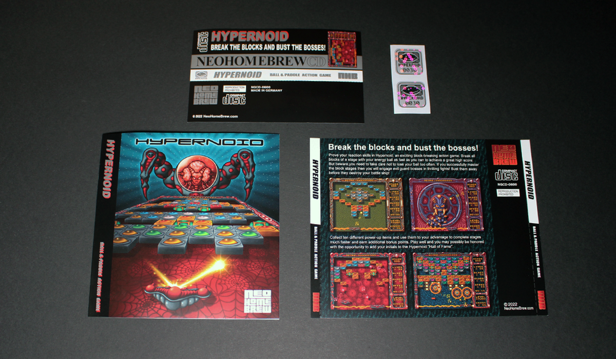 Hypernoid Game Disc for Neo Geo CD / CDZ
